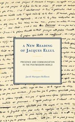Cover A New Reading of Jacques Ellul (eBook, ePUB)