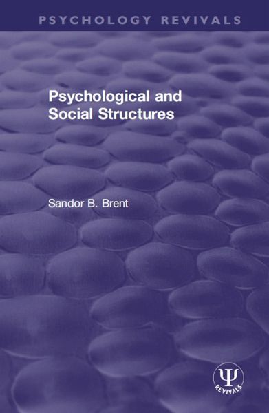 Psychological and Social Structures (eBook, ePUB)