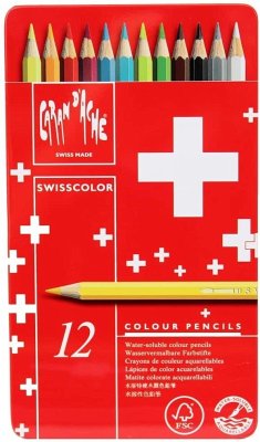 Caran d'Ache Buntstifte SWISSCOLOR 12er Set