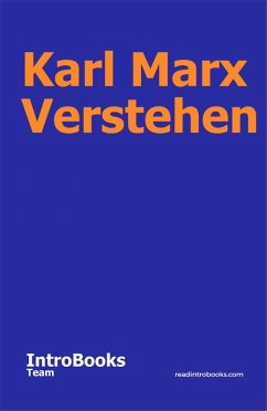 Cover Karl Marx Verstehen (eBook, ePUB)