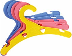 Cover Bunte Puppenkleiderbügel, 5 St.