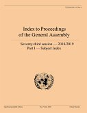Index to Proceedings of the General Assembly 2018/2019 (eBook, PDF)