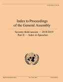 Index to Proceedings of the General Assembly 2018/2019 (eBook, PDF)