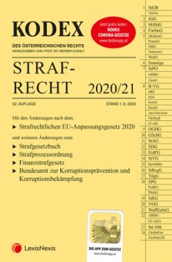 Cover KODEX Strafrecht 2020/21