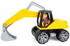 Cover LENA® 04411EC - Truxx, Bagger mit Spielfigur, gelb, L/B/H 36x15x22 cm
