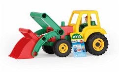 LENA® 04361EC - Aktive, Traktor mit Spielfigur, mehrfarbig, Länge 36 cm