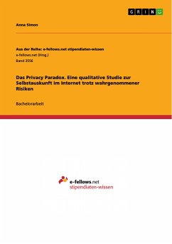 Das Privacy Paradox. Eine qualitative Studie zur Selbstauskunft im Internet trotz wahrgenommener Risiken (eBook, PDF)