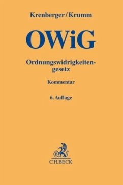 Ordnungswidrigkeitengesetz - Bohnert, Joachim;Krenberger, Benjamin;Krumm, Carsten