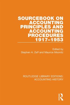 Cover Sourcebook on Accounting Principles and Accounting Procedures, 1917-1953 (eBook, PDF)