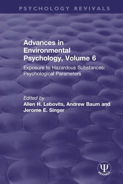 Advances in Environmental Psychology, Volume 6 (eBook, ePUB)