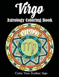 Cover Virgo Astrology Coloring Book