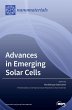 Advances in Emerging Solar Cells - Bild 1