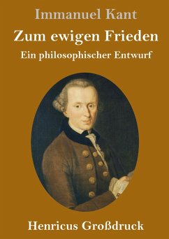 Cover Zum ewigen Frieden (Großdruck)