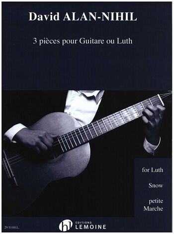 PICES 3 POUR GUITARE OU LUTH GUITAR OR L