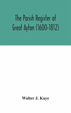 Cover The Parish Register of Great Ayton ( 1600-1812)