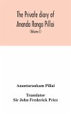 The Private diary of Ananda Ranga Pillai