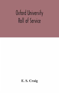 Oxford university roll of service - S. Craig, E.