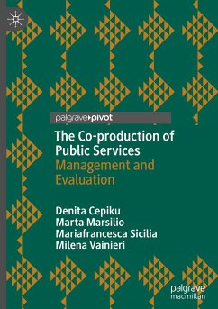 The Co-production of Public Services - Cepiku, Denita;Marsilio, Marta;Sicilia, Mariafrancesca