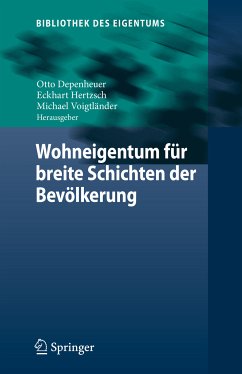 Wohneigentum für breite Schichten der Bevölkerung (eBook, PDF)