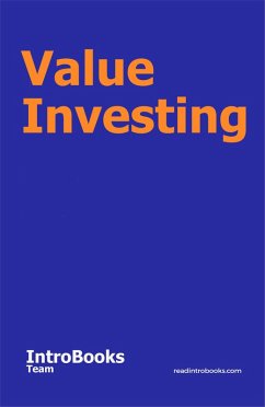 Value Investing (eBook, ePUB) - Team, IntroBooks
