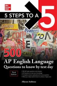 Cover 5 Steps to a 5: 500 AP English Language Questions to Know by Test Day, Third Edition