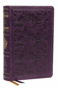 Kjv, Sovereign Collection Bible, Personal Size, Leathersoft, Purple, Thumb Indexed, Red Letter Edition, Comfort Print - Thomas Nelson