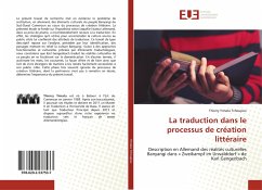 La traduction dans le processus de création littéraire - Yimata Tchoupou, Thierry