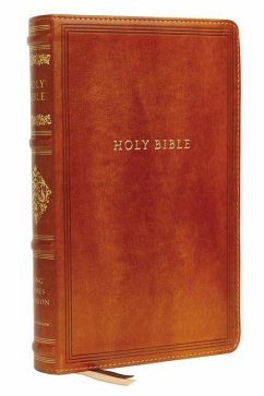 Kjv, Sovereign Collection Bible, Personal Size, Leathersoft, Brown, Thumb Indexed, Red Letter Edition, Comfort Print - Thomas Nelson