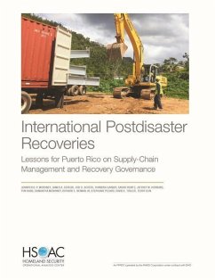 International Postdisaster Recoveries: Lessons for Puerto Rico on Supply-Chain Management and Recovery Governance - P. Moroney, Jennifer D.; Schear, James A.; Acosta, Joie D.