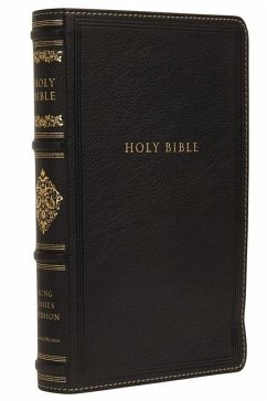 Kjv, Sovereign Collection Bible, Personal Size, Leathersoft, Black, Red Letter Edition, Comfort Print - Thomas Nelson