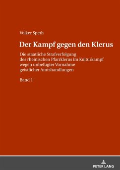 Der Kampf gegen den Klerus - Speth, Volker