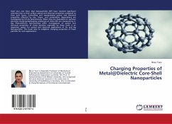 Charging Properties of Metal@Dielectric Core-Shell Nanoparticles