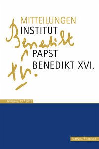 Mitteilungen Institut Papst Benedikt XVI.