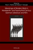 Meanings of Modern Work in Nineteenth- and Twenty-First-Century German Literature and Film