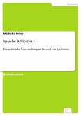 Sprache & Identität (eBook, PDF)