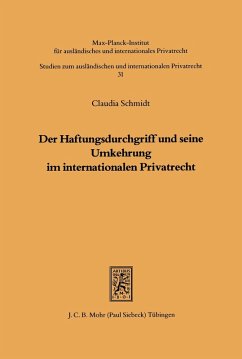 Der Haftungsdurchgriff und seine Umkehrung im internationalen Privatrecht (eBook, PDF) - Schmidt, Claudia
