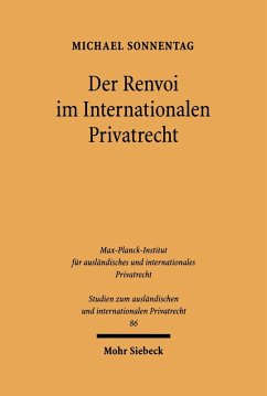 Der Renvoi im Internationalen Privatrecht (eBook, PDF) - Sonnentag, Michael