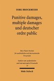 Punitive damages, multiple damages und deutscher ordre public (eBook, PDF)