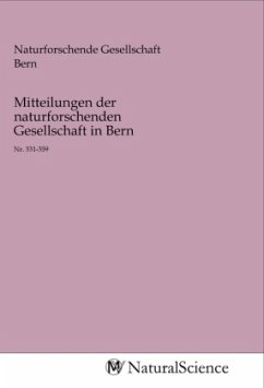 Mitteilungen der naturforschenden Gesellschaft in Bern