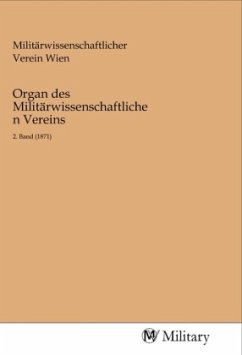 Cover Organ des Militärwissenschaftlichen Vereins