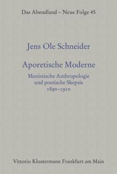 Aporetische Moderne - Schneider, Jens Ole