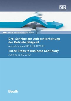 Drei Schritte zur Aufrechterhaltung der Betriebsfähigkeit - Herdmann, Frank;Midler, Saul