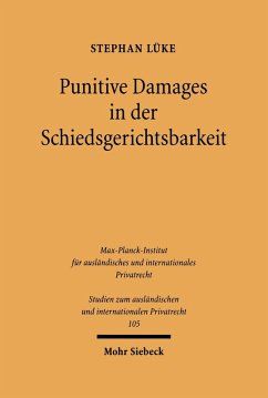 Punitive Damages in der Schiedsgerichtsbarkeit (eBook, PDF) - Lüke, Stephan