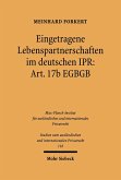 Eingetragene Lebenspartnerschaften im deutschen IPR: Art. 17b EGBGB (eBook, PDF)