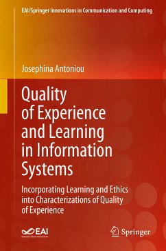 Quality of Experience and Learning in Information Systems (eBook, PDF) - Antoniou, Josephina