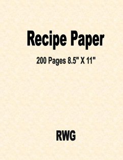 Recipe Paper - Rwg