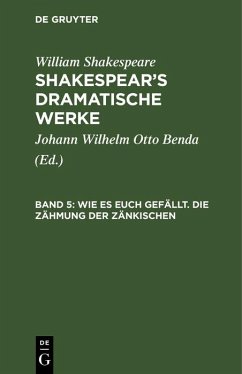 Cover Wie es euch gefällt. Die Zähmung der Zänkischen (eBook, PDF)