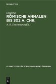 Römische Annalen bis 302 a. Chr. (eBook, PDF)