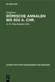 Römische Annalen bis 302 a. Chr. (eBook, PDF) Römische Annalen bis 302 a. Chr. (eBook, PDF)