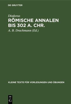 Römische Annalen bis 302 a. Chr. (eBook, PDF) - Diodorus